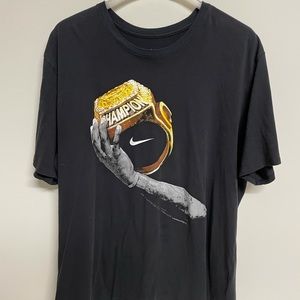 Nike Lebron James Champion Ring Dri-Fit Tee Shirt